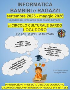 Corsi di informatica per BAMBINI e RAGAZZI 2025 - 2026