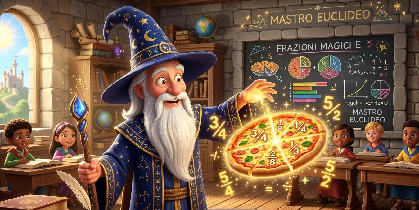 Frazioni in Quarta Elementare: Il Laboratorio Interattivo di Mastro Euclideo