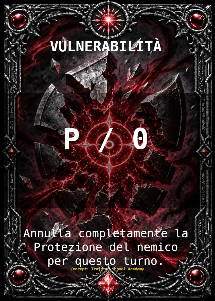 Carta Azione "Vulnerabilità" - Moltiplicatore gioco Custodi delle Terre Magiche