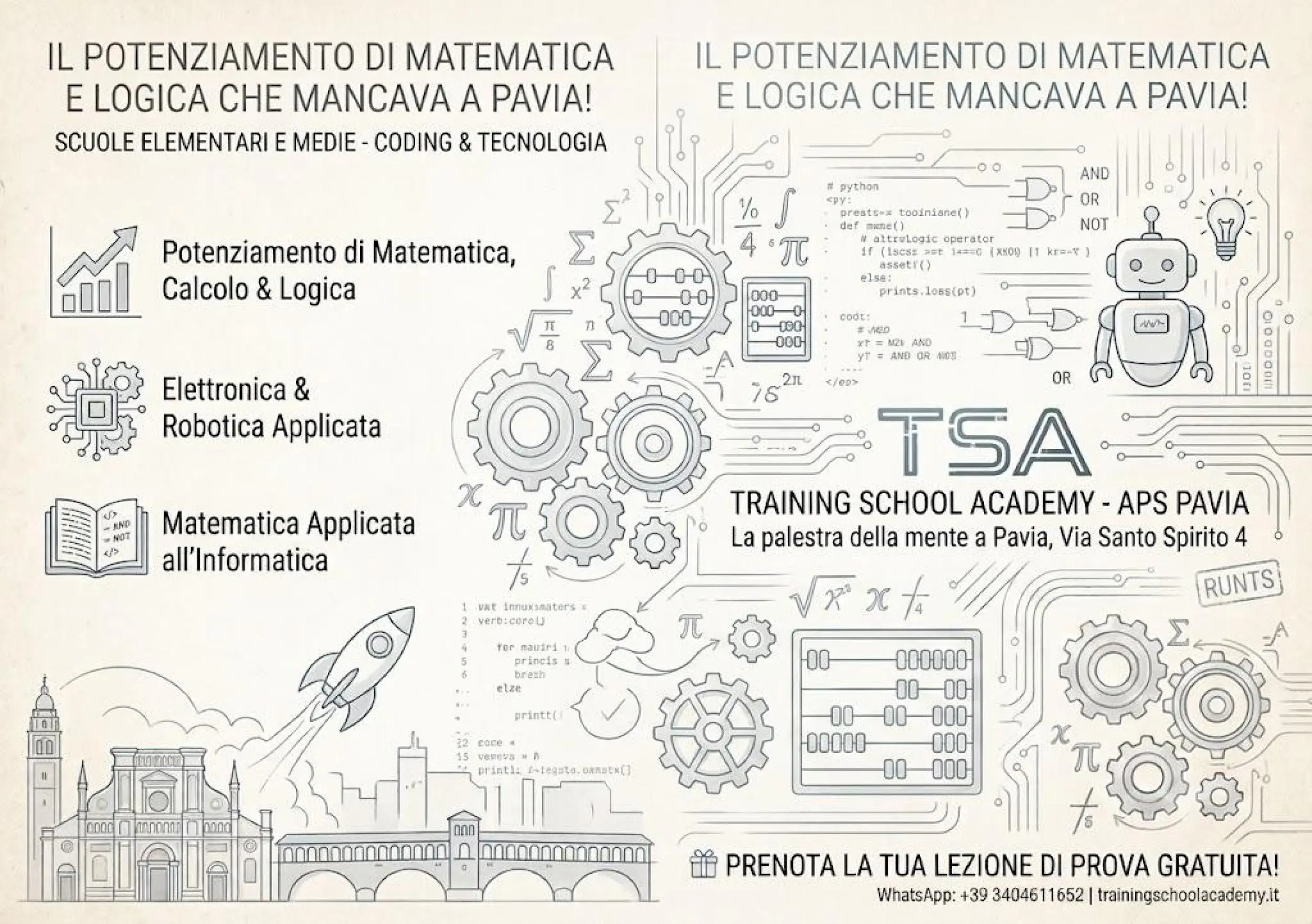Ripartono i Corsi TSA a Settembre 2026: La Palestra della Mente a Pavia