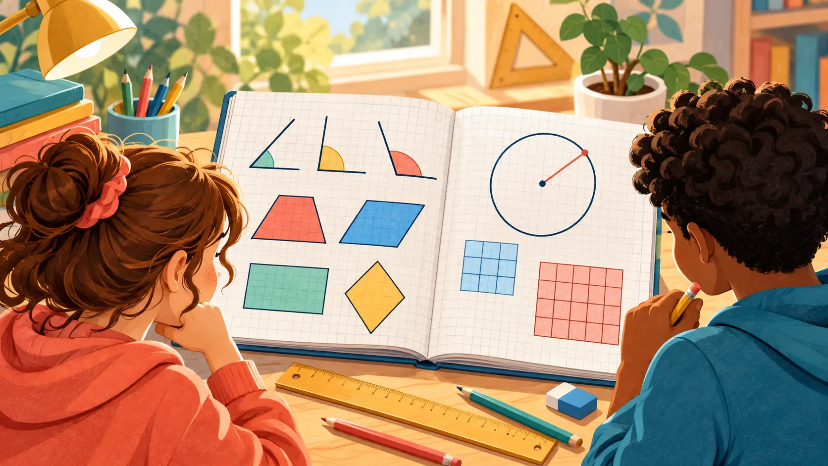 Geometria in quinta primaria: angoli, quadrilateri, aree e formule