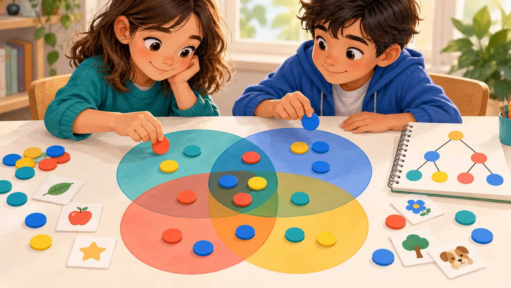 Insiemi e classificazioni in quinta primaria: quattro sfide per imparare a ragionare