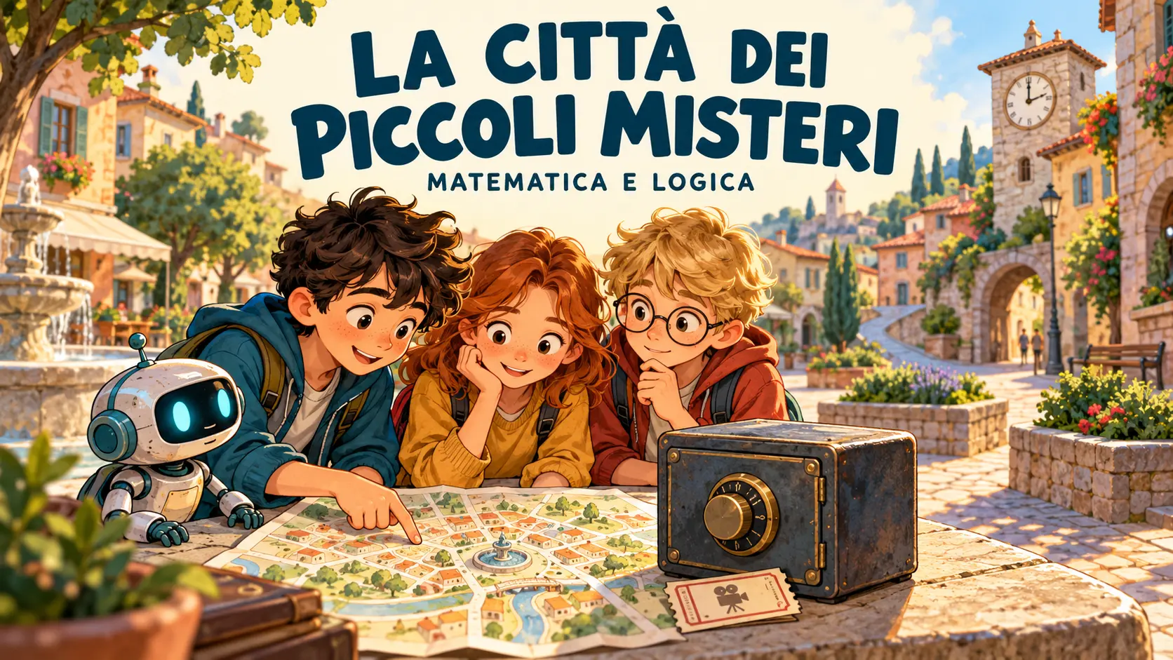 Giochi di logica matematica quinta primaria: la città dei piccoli misteri