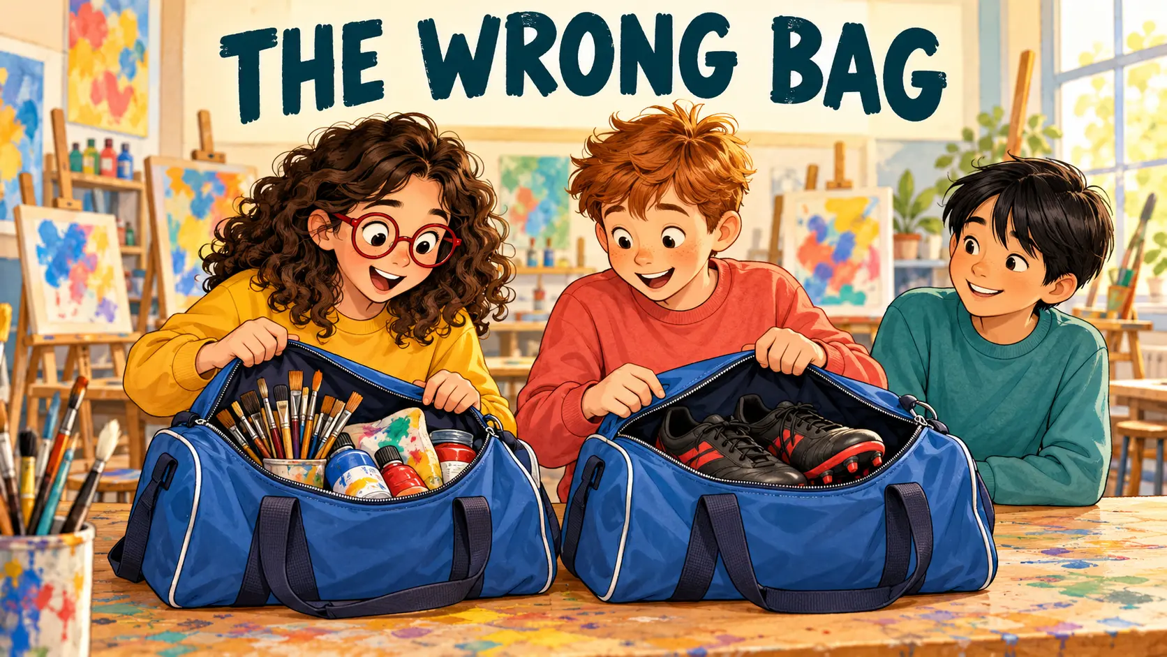 Inglese quinta primaria: fumetto e quiz “The Wrong Bag”